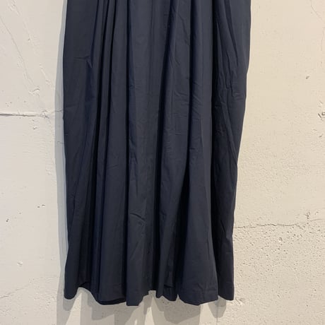 UNIVERSAL TISSU ハーフスリーブワンピース ネイビー