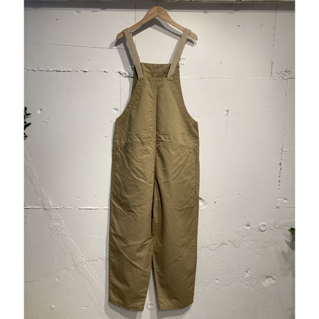 NATURAL LAUNDRY C/Lカルゼ ハーベストサロペット チノベージュ