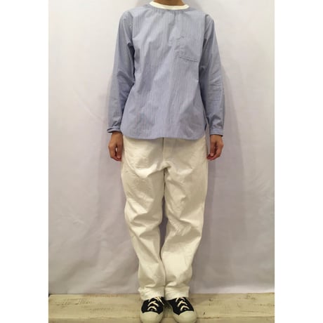 NATURAL LAUNDRY セルビッチ5ポケットパンツ　ホワイト size3