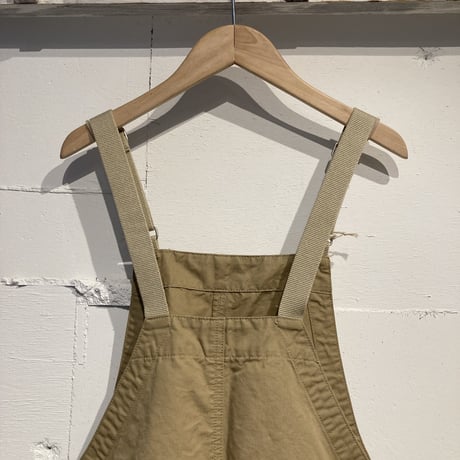 NATURAL LAUNDRY C/Lカルゼ ハーベストサロペット チノベージュ