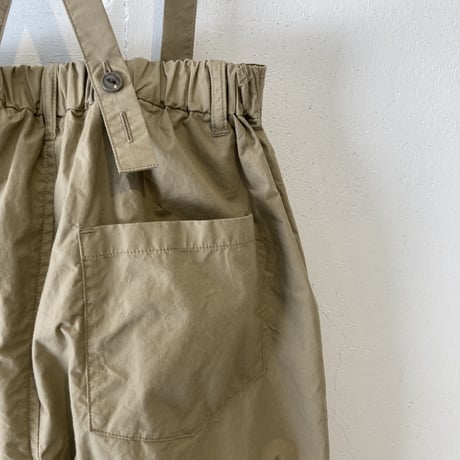 NATURAL LAUNDRY ダンプ サスペンダーパンツ ベージュ