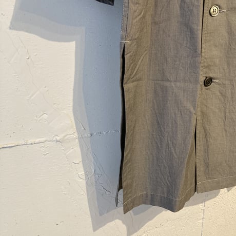TISSU ハイデンシティ エフォートレストレンチ　size1 グレー千鳥