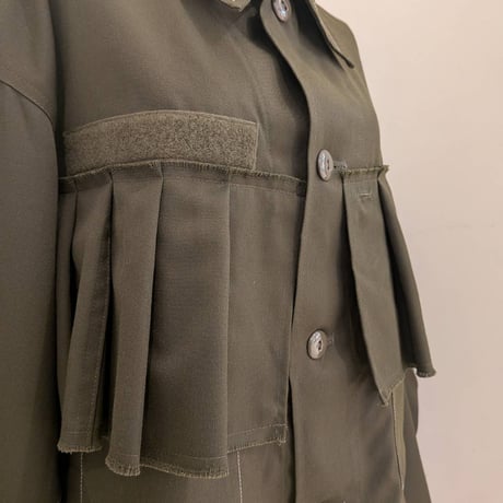【REHERSALL】オーストリアフィールドショートJK　OLIVE