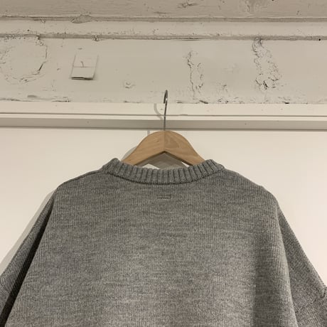 TISSU フレンチメリノ ポケットプルオーバー 3size グレー