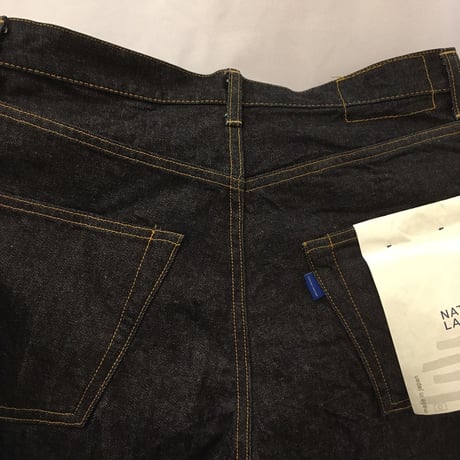NATURAL LAUNDRY セルビッチデニム5ポケットパンツ　ワンウォッシュ size2