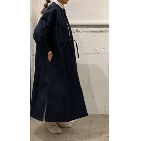 GALERIE TISSU ツイルファティーグワンピース オフ