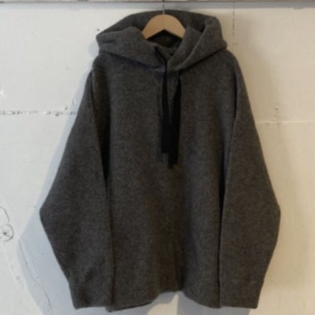 TISSU　トンプキンパイルプルパーカー size1 TOPチャコール