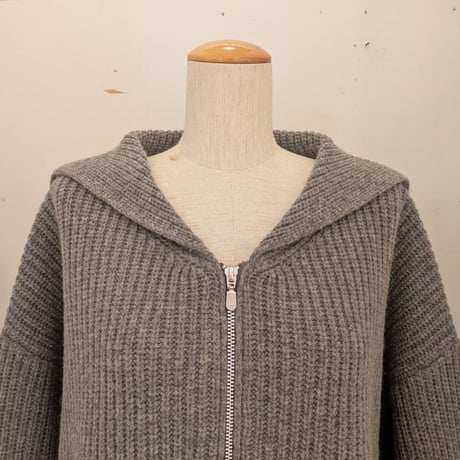 【(ｇ)】セーラーZIP UP ニット