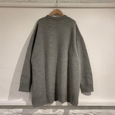 TISSU フレンチメリノ ポケットプルオーバー 3size グレー