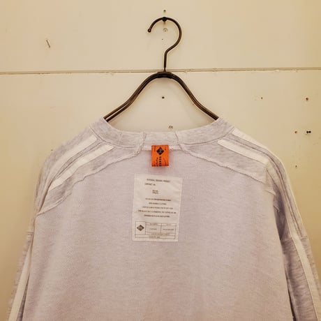 【REHERSALL】パイルラインスリーブスウェット