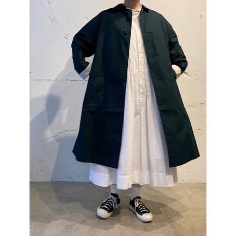 NATURAL LAUNDRY ダンプダスター オーバーコート グリーン