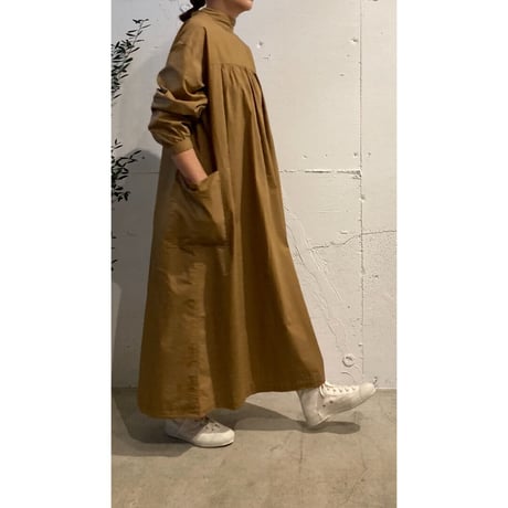 NATURAL LAUDRY スタンド2WAYワンピース ウォルナット