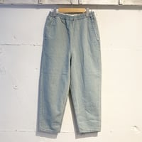 TISSU サフィランリネンデニム イージーテーパードパンツ size1 ブリーチ