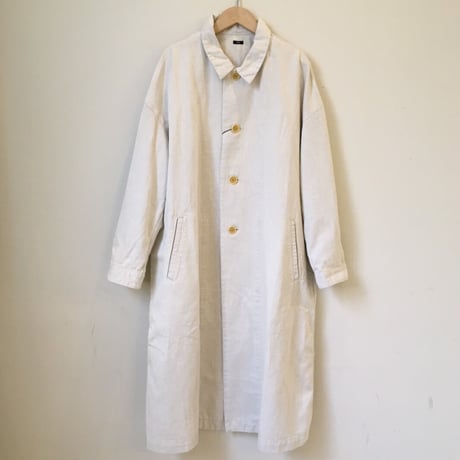 TISSU サフィランリネンデニムワークコート オフ