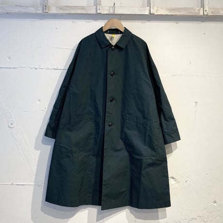 NATURAL LAUNDRY ダンプダスター オーバーコート グリーン