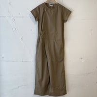 UNIVERSAL TISSU タイプライター ハーフスリーブ ３Ｄオールインワン グレージュ