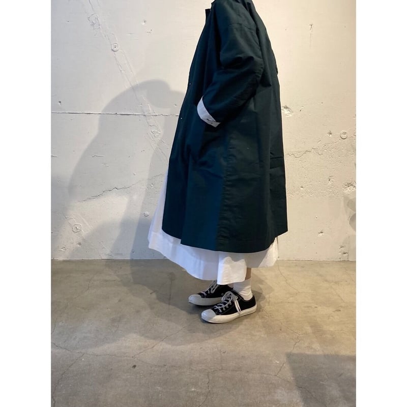 NATURAL LAUNDRY ダンプダスター オーバーコート チャコール | un de plus
