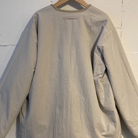 NATURAL LAUNDRY ボアリバーシブルジャケット　オフｘベージュ