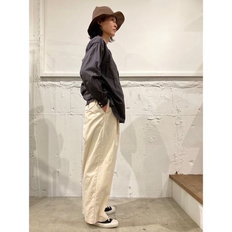 grin コーデュロイボトルパンツ チャコール