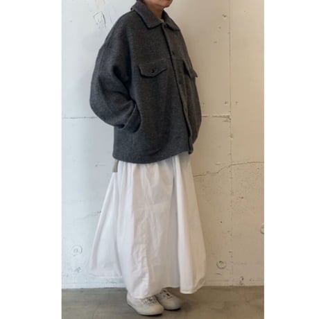 TISSU トンプキンパイルポケットジャケット size3 TOPチャコール