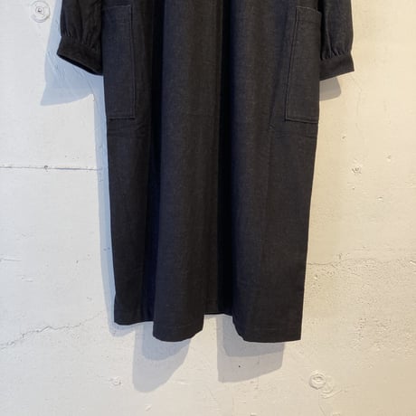 NATURAL LAUNDRY ネル スタンド2WAYワンピース クロ