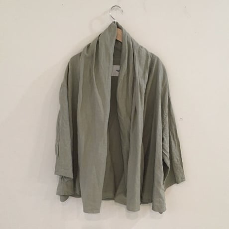 UNIVERSAL TISSU　オリガミガウン ジャケット　グレージュ