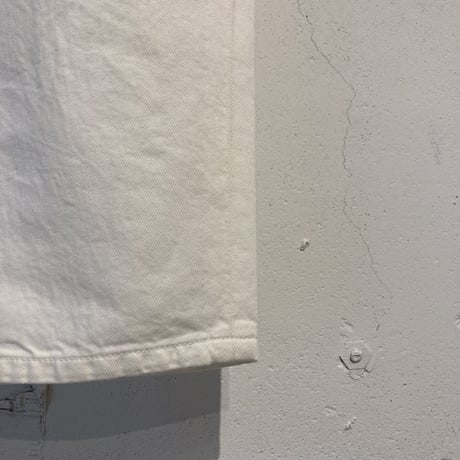 TISSU サフィランリネンデニム イージーテーパードパンツ size1 オフ