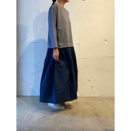 NATURAL LAUNDRY 度詰め天竺クレアワンピース クリーム
