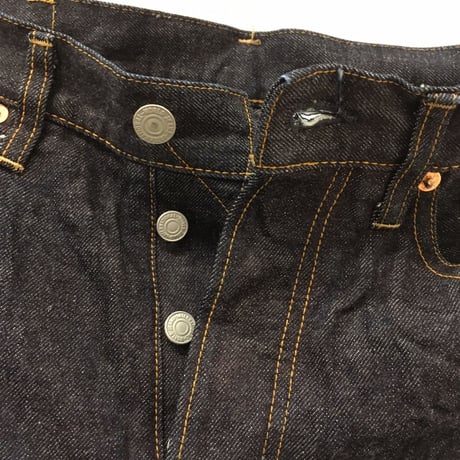 NATURAL LAUNDRY セルビッチデニム5ポケットパンツ　ワンウォッシュ size2