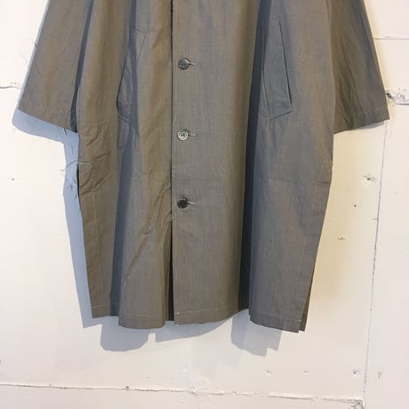 GALERIE TISSU ハイデンシティ エフォートレストレンチ　1size　グレー千鳥