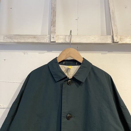 NATURAL LAUNDRY ダンプダスター オーバーコート グリーン