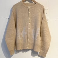 grin bird　インターシャ カーディガン ベージュ