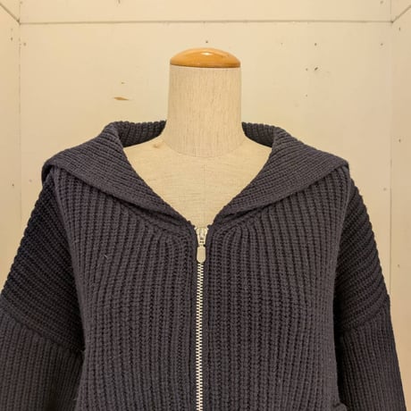 【(ｇ)】セーラーZIP UP ニット