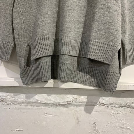 TISSU フレンチメリノ ポケットプルオーバー 3size グレー