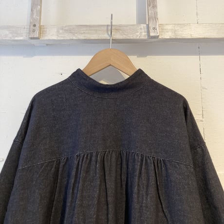 NATURAL LAUNDRY ネル スタンド2WAYワンピース クロ