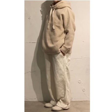 TISSU　トンプキンパイルプルパーカー size1 TOPチャコール