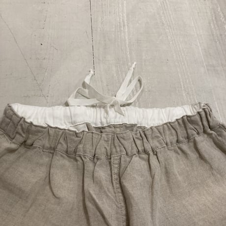 TISSU トリプルワッシャーリネン イージーテーパードパンツ size1 キナリ