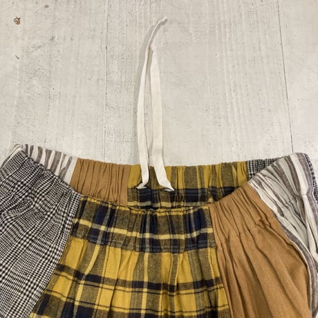 NATURAL LAUNDRY パネルスカート イエロー