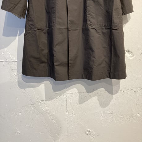 NATURAL LAUNDRY ダンプダスター オーバーコート チャコール
