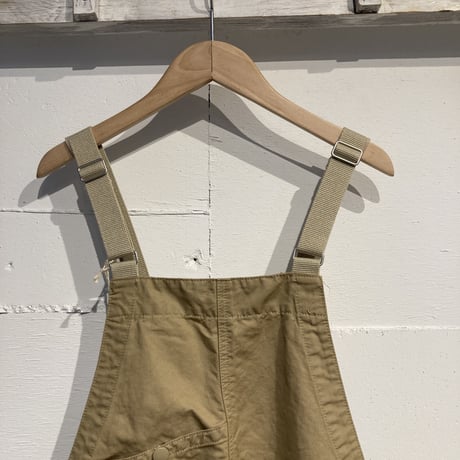 NATURAL LAUNDRY C/Lカルゼ ハーベストサロペット チノベージュ