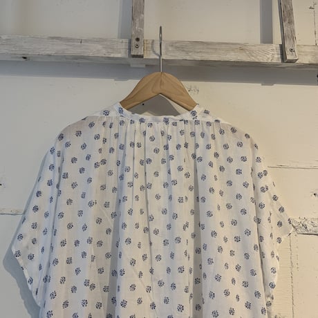 NATURAL LAUNDRY フラワーワイドチュニック オフ