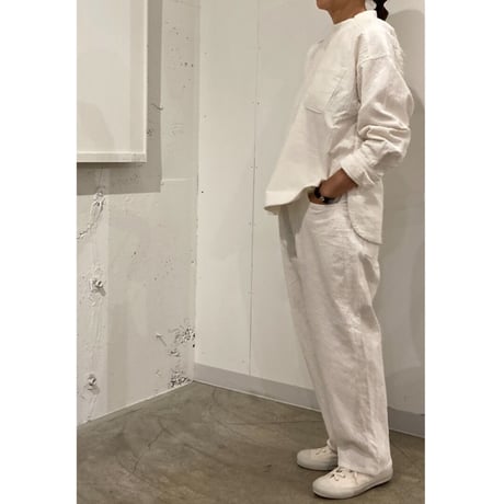 TISSU コーデュロイハイライズパンツ size1 シロ