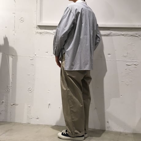 NATURAL LAUNDRY コットンカルゼ ビッグチノ ハイグレー