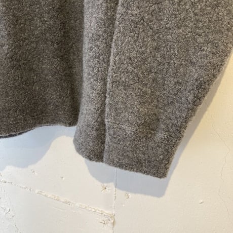 TISSU　トンプキンパイルプルパーカー size1 TOPチャコール