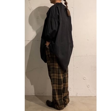 TISSU エタ―ミンチェック織姫炊きジョガーパンツ size3 ブラックウォッチ
