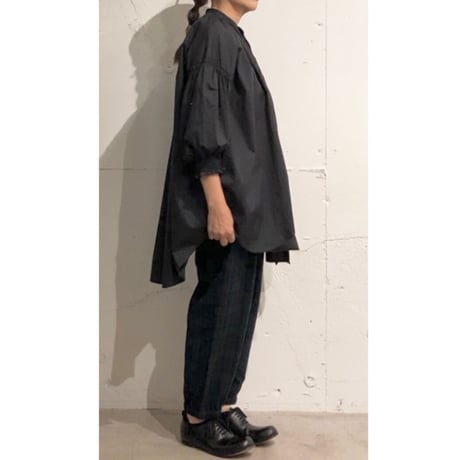 TISSU エタ―ミンチェック織姫炊きジョガーパンツ size1 モカチェック