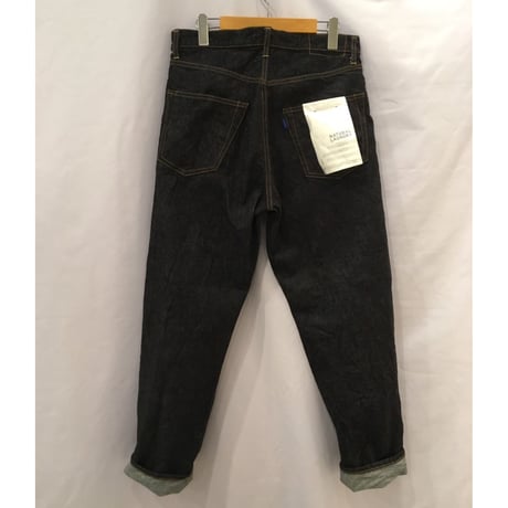 NATURAL LAUNDRY セルビッチデニム5ポケットパンツ　ワンウォッシュ size3