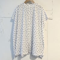 NATURAL LAUNDRY フラワーワイドチュニック オフ