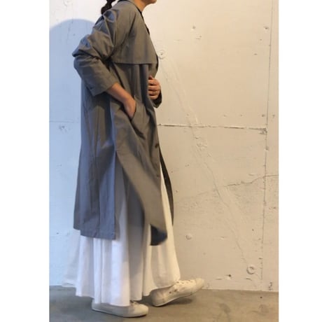 TISSU ハイデンシティ エフォートレストレンチ　size1 グレー千鳥
