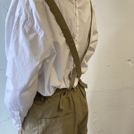 NATURAL LAUNDRY ダンプ サスペンダーパンツ ウォルナット